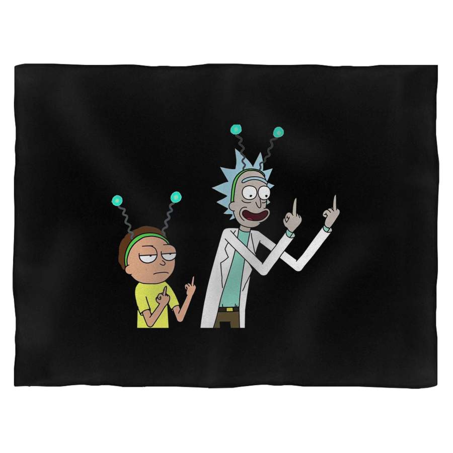 Rick And Morty F Ck Yeah Blanket