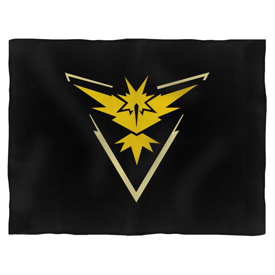 Pokemon Go Blue Team Instinct Squad Blanket