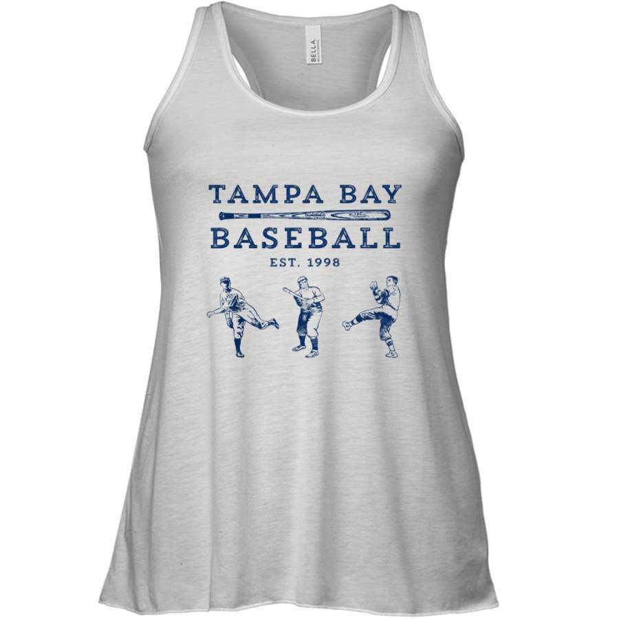 Classic Tampa Bay Baseball Fan Retro Vintage shirt Racerback Tank