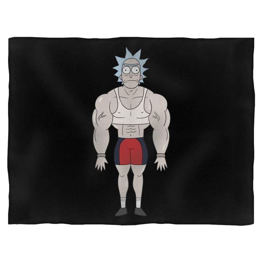 Rick And Morty Gym Blanket