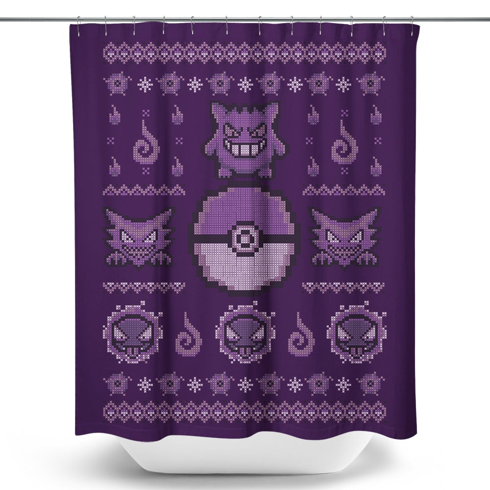 Ghost Trainer Sweater – Shower Curtain