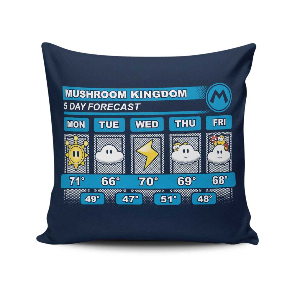 Five Day Forecast – Throw Pillow