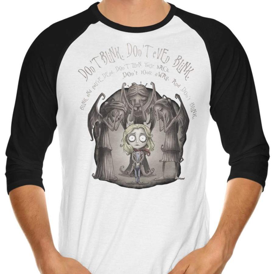 Don’t Blink – 3/4 Sleeve Raglan T-Shirt