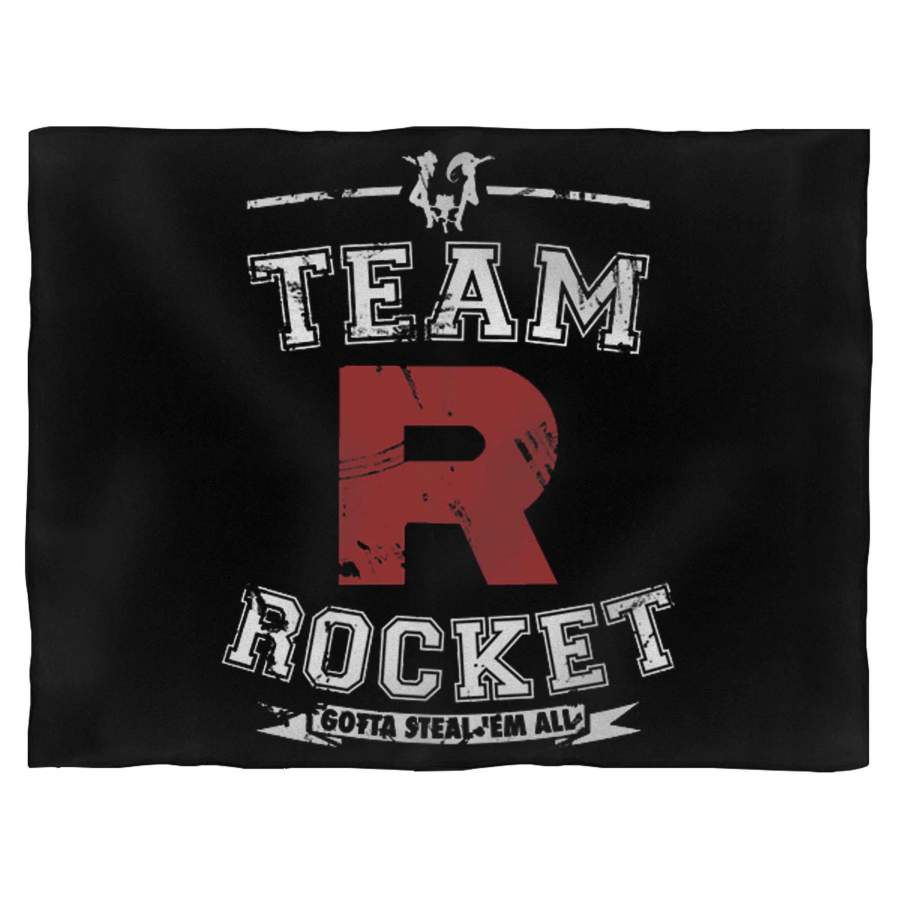 Pokemon Team Rocket Blanket