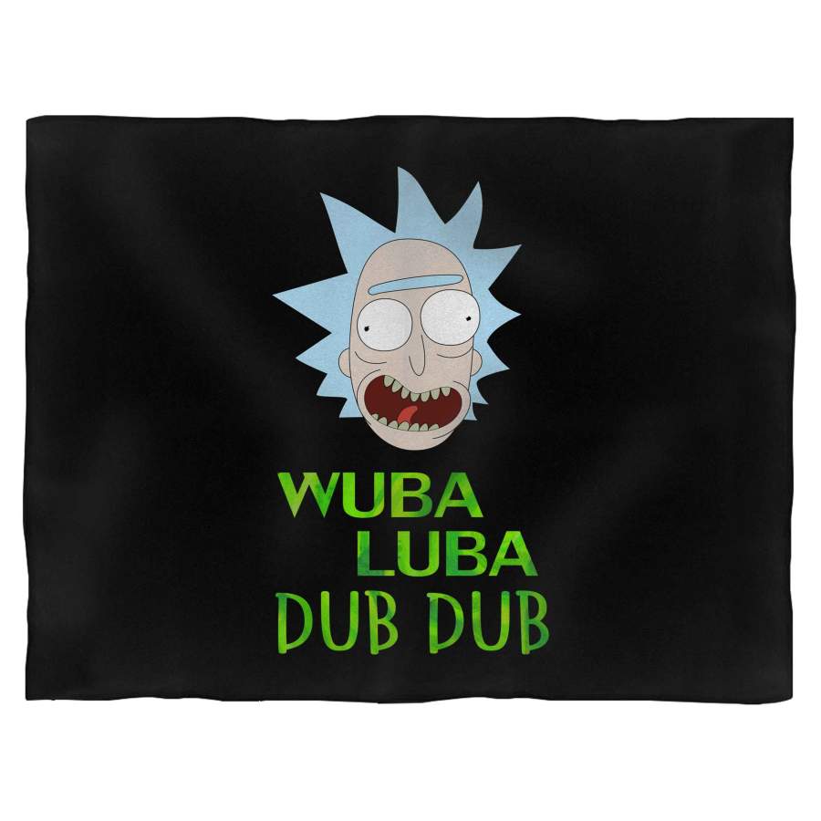 Rick Wubaluba Rick And Morty Blanket