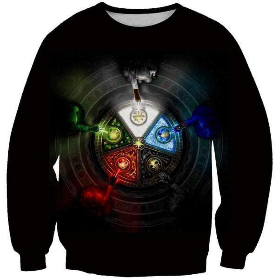 Magic the Gathering Sweatshirt – Five Mana Color Sweaters