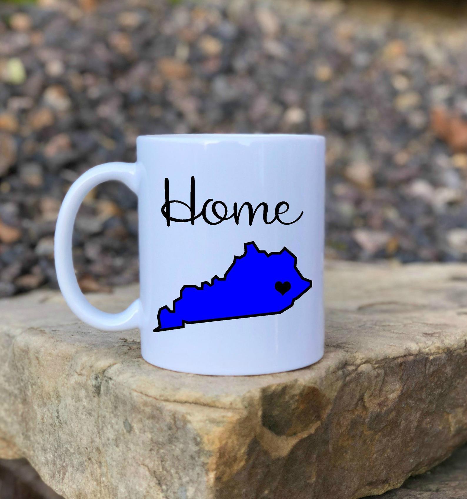 Home Kentucky Choose Your State Kentucky State For Her For Him Graduation Gift Kentucky State Gift For Her Mug White Ceramic 11-15Oz Coffee Tea Cup