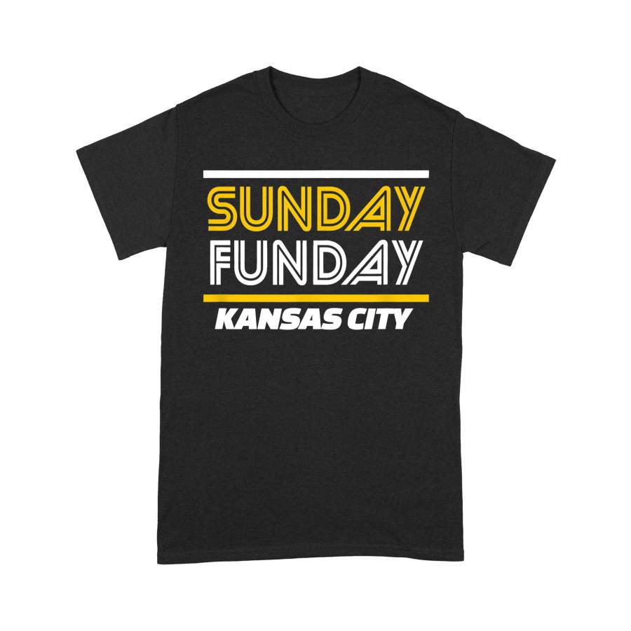 KC Red Kansas City Sunday Funday Cool Kc Red Sun Fun Day – Standard T-shirt