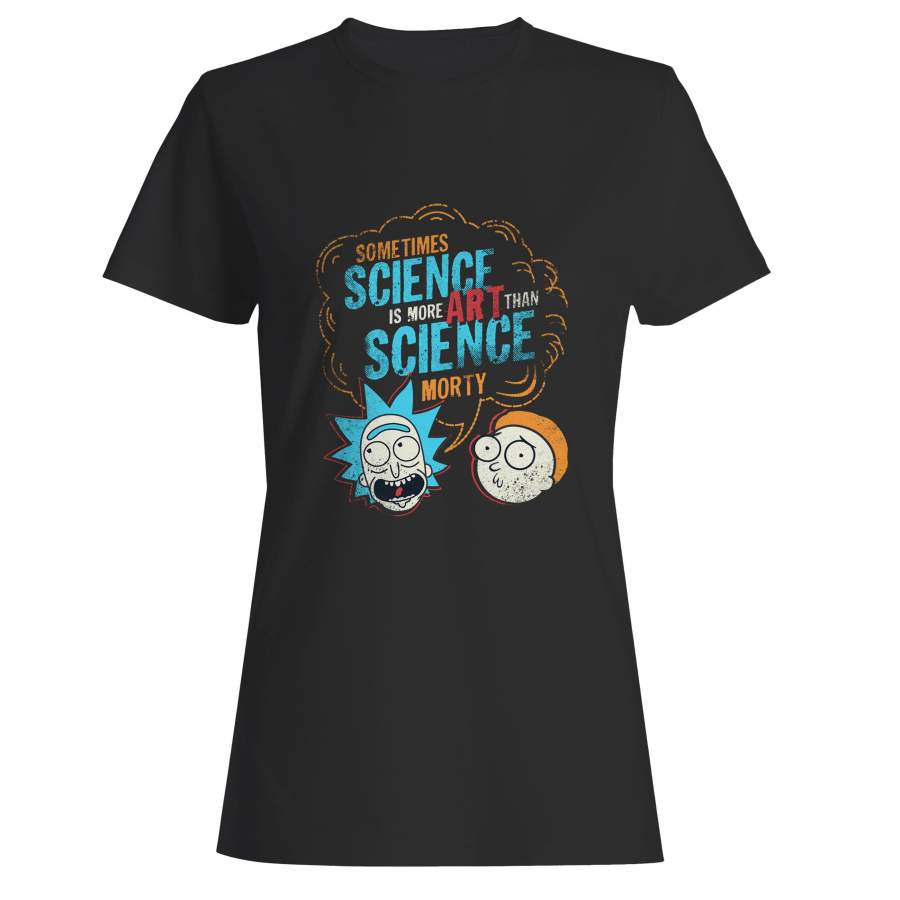 Rick And Morty Science Art Woman’s T-Shirt