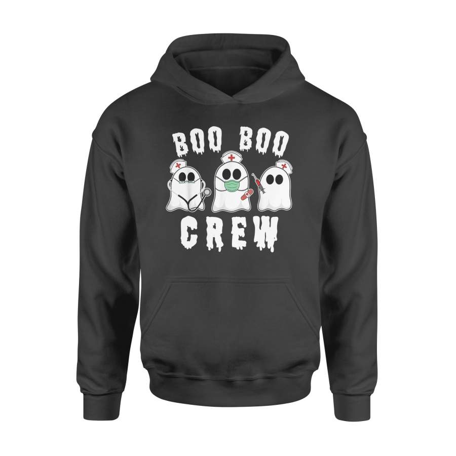 Boo Boo Crew Funny Nurse Halloween Ghost Costume Gift – Standard Hoodie