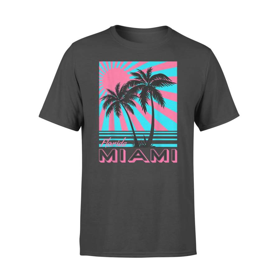 Miami Beach Florida Miami Palm Trees – Standard T-shirt