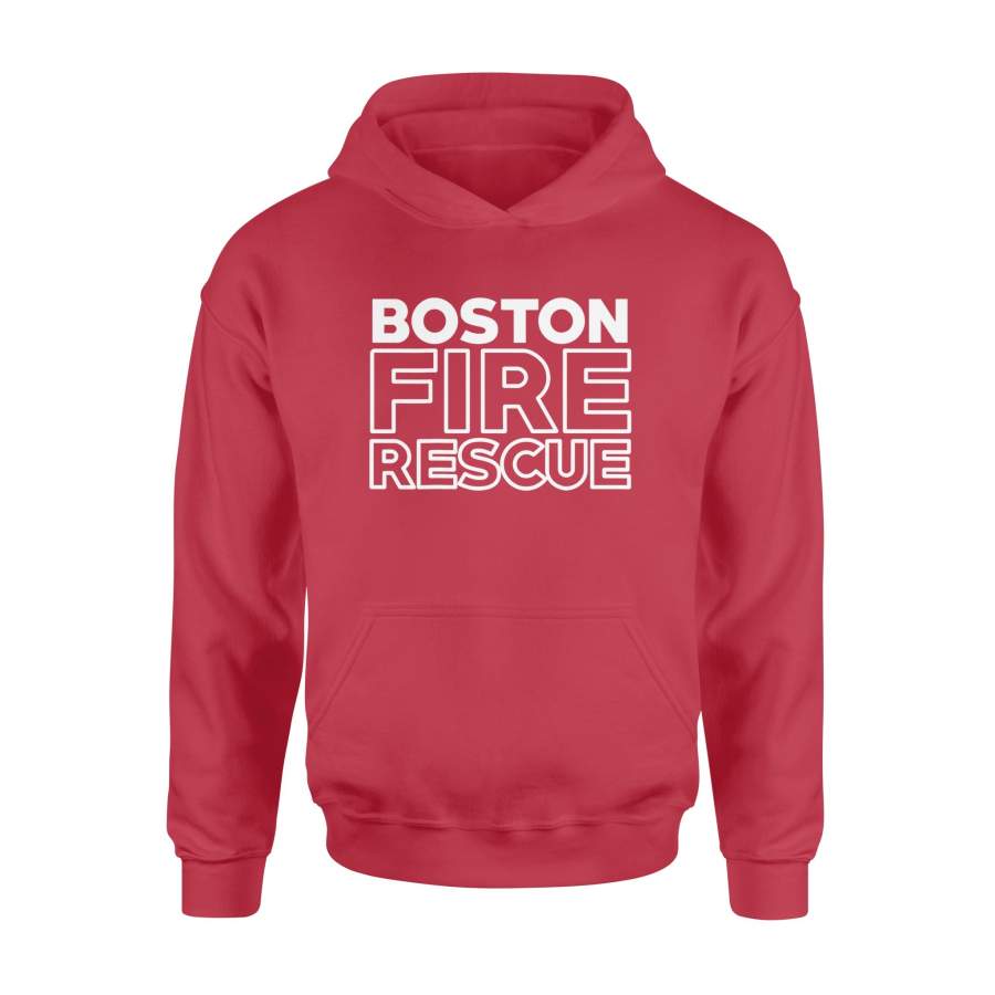 Boston Massachusetts Fire Department Firefighter – Standard Hoodie