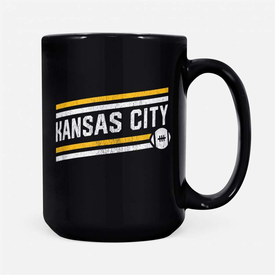 Cool Kansas City Football Touchdown Mug – Black Mug