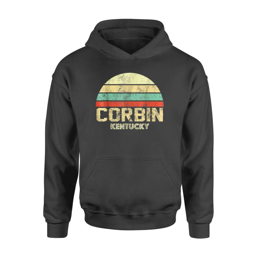 Corbin KY Kentucky Vintage Retro Sunset Tee T Shirt – Standard Hoodie