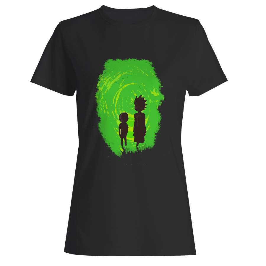 Rick And Morty Portal Woman’s T-Shirt