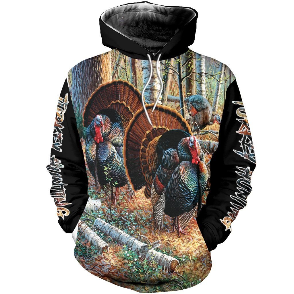 Turkey Hunting 3D Hoodie 07096