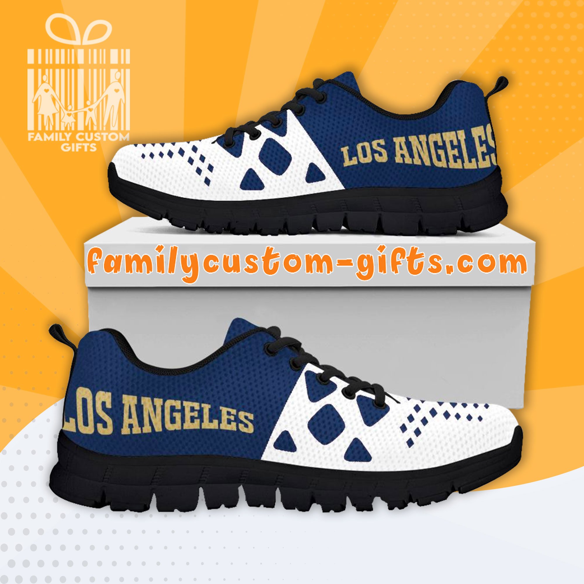 Los Angeles Rams Custom Shoes For Men Women 3D Print Fashion Sneaker Gifts For Her Him