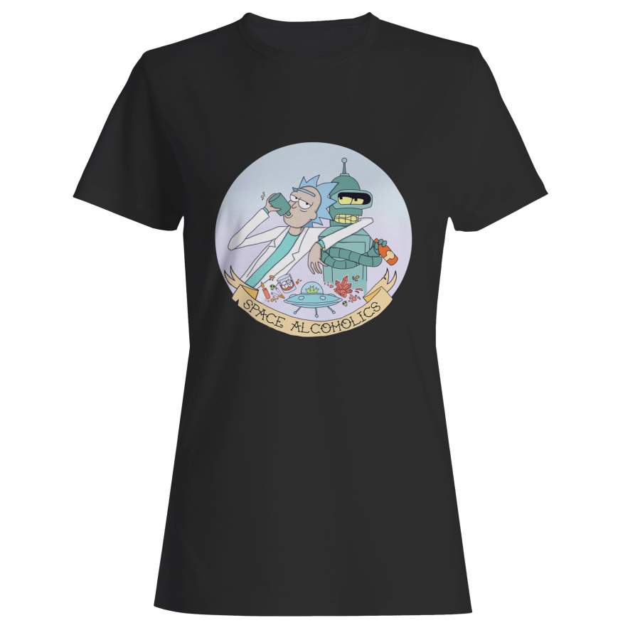 Rick And Morty Space Alcoholic Woman’s T-Shirt