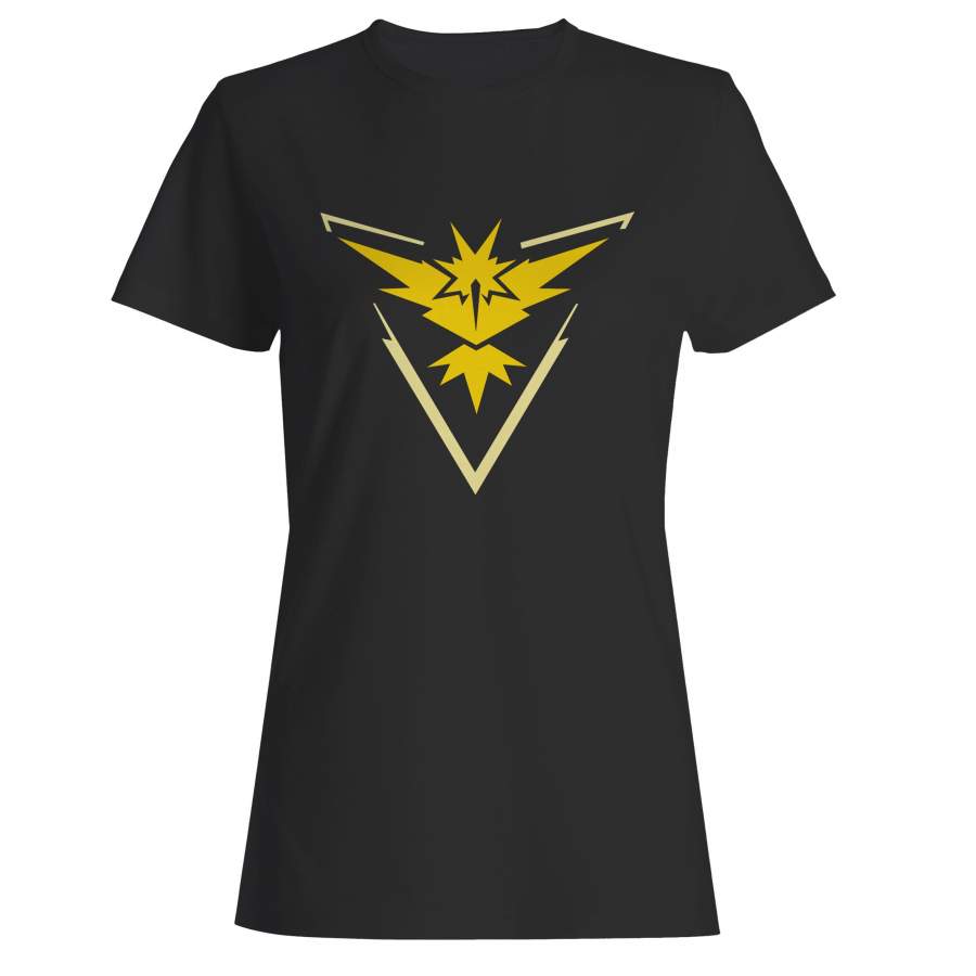 Pokemon Go Blue Team Instinct Squad Woman’s T-Shirt