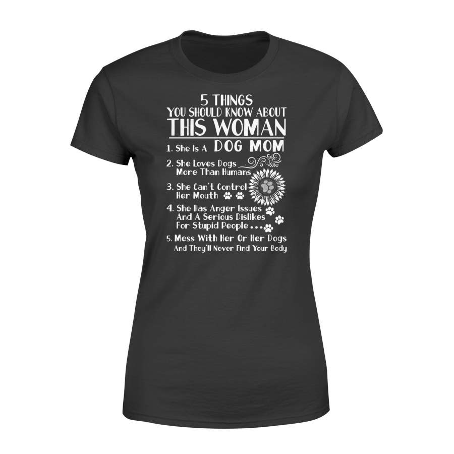 Five Things About This Woman – Standard Women’s T-shirt