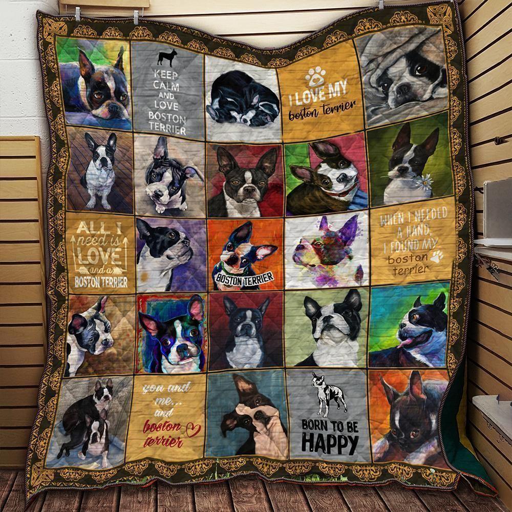 GGP20070116620 Dog Lovers Cutie Boston Terrier Quilt