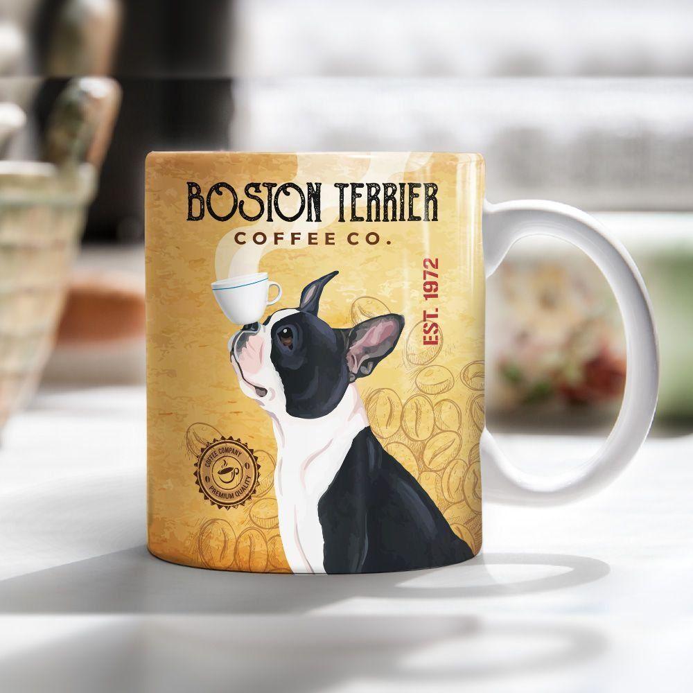 GGL2003051129 Boston Terrier Coffee Company Mug Dog Lovers