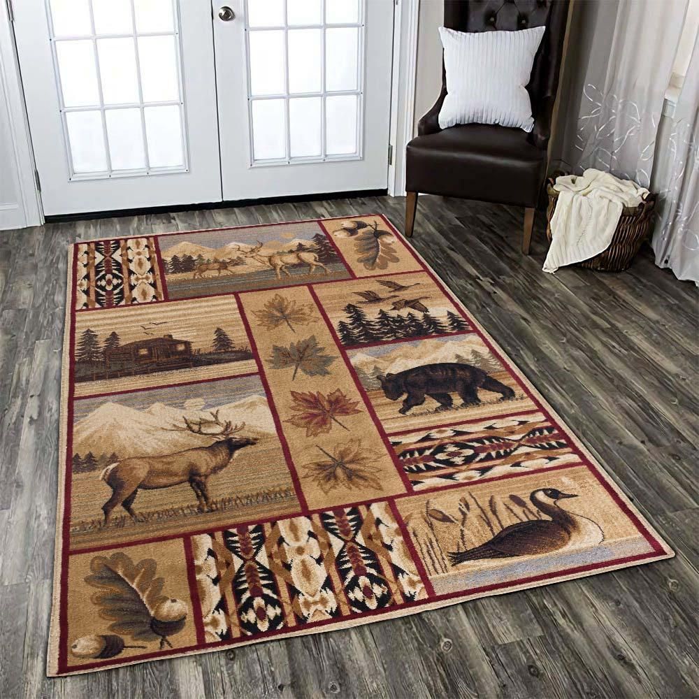 Fishing Hunting OutDoor Area Rug 06728