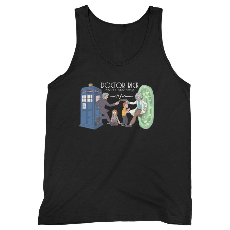 Rick And Morty Doctor Who Combo FMan’s Tank Top