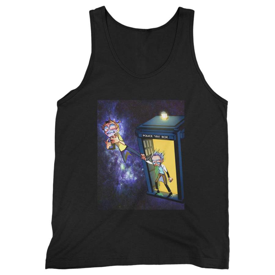 Rick And Morty And Doctor Who FMan’s Tank Top