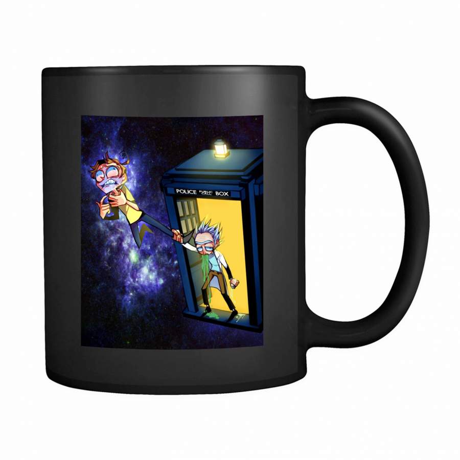 Rick And Morty And Doctor Who F11oz Mug