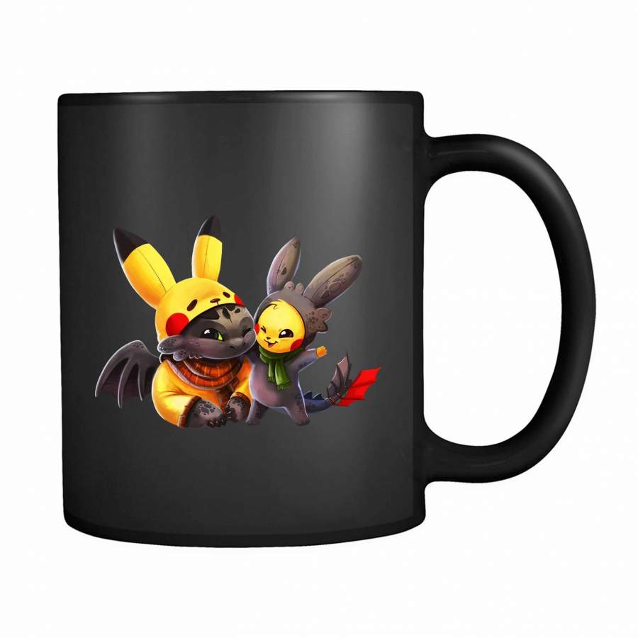 Toothless And Pikachu Pokemon Pikathless 11oz Mug