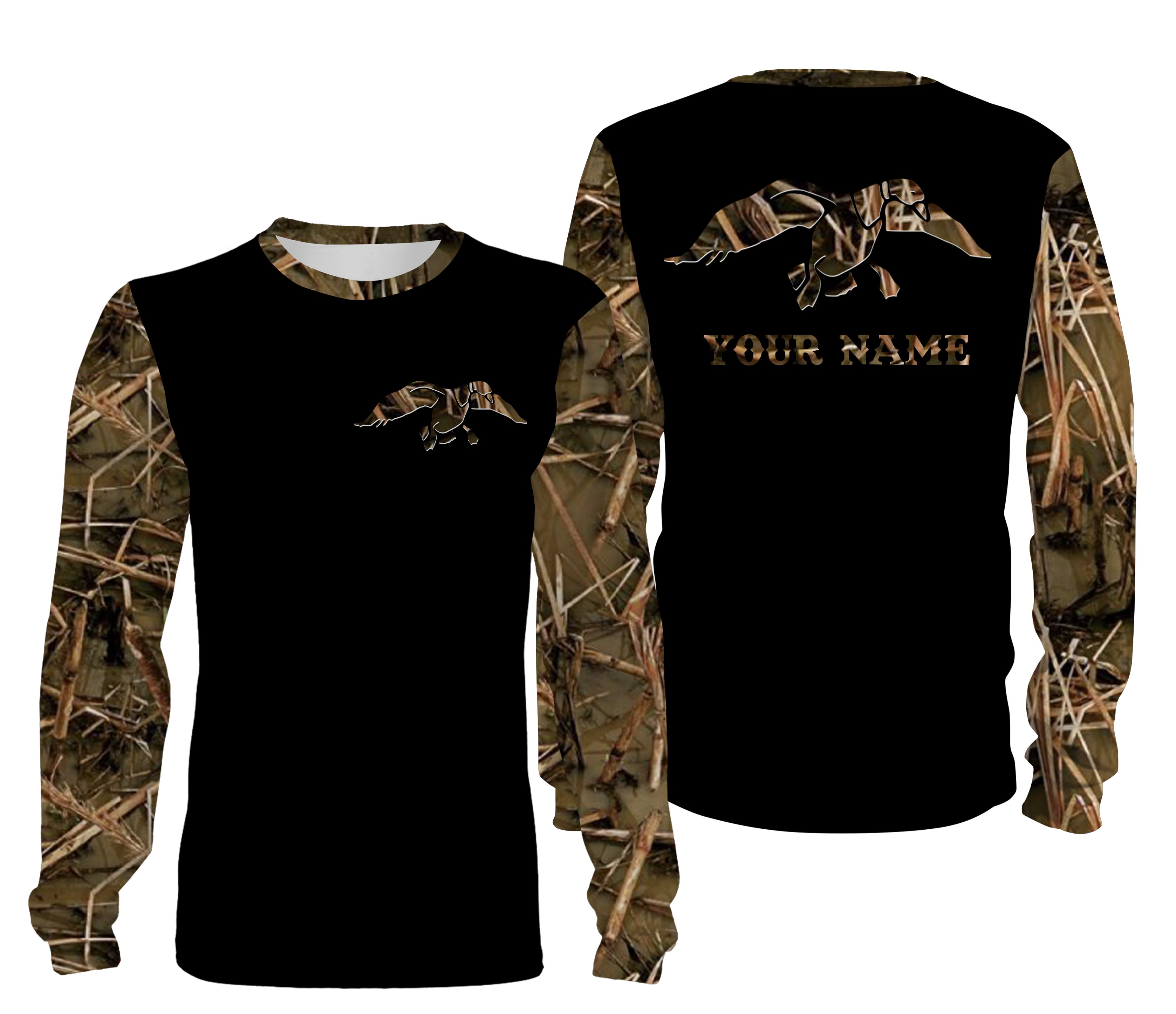 Duck hunting water muddy camo customize name 3D all over printed shirts, hoodie, sweatshirt – Personalized hunting gifts FEB21FSD1481