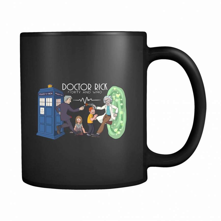 Rick And Morty Doctor Who Combo F11oz Mug