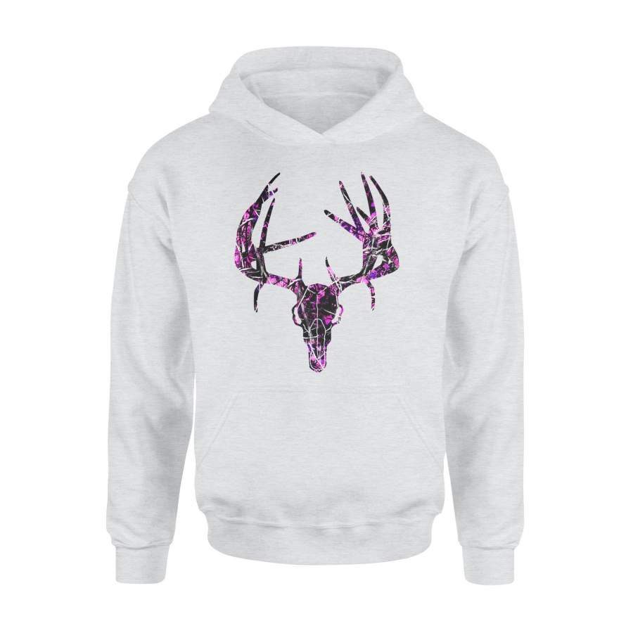 Country girl Deer Hunting Pink muddy camo Hoodie shirts Deer Skull – IPHW198