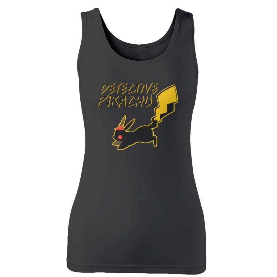 Pokemon Detective Pikachu Pikapika HWoman’s Tank Top