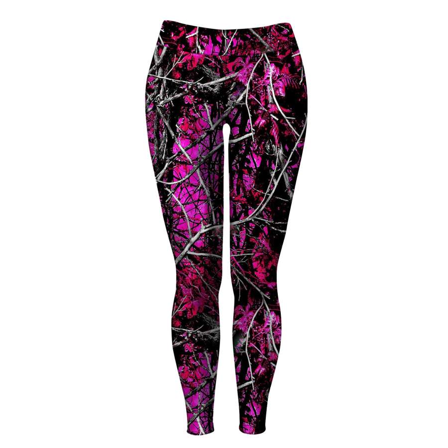 Beautiful country girl pink muddy girl camo hunting leggings – NQS1067