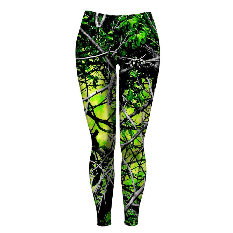 Beautiful country girl green muddy girl camo hunting leggings – NQS1068