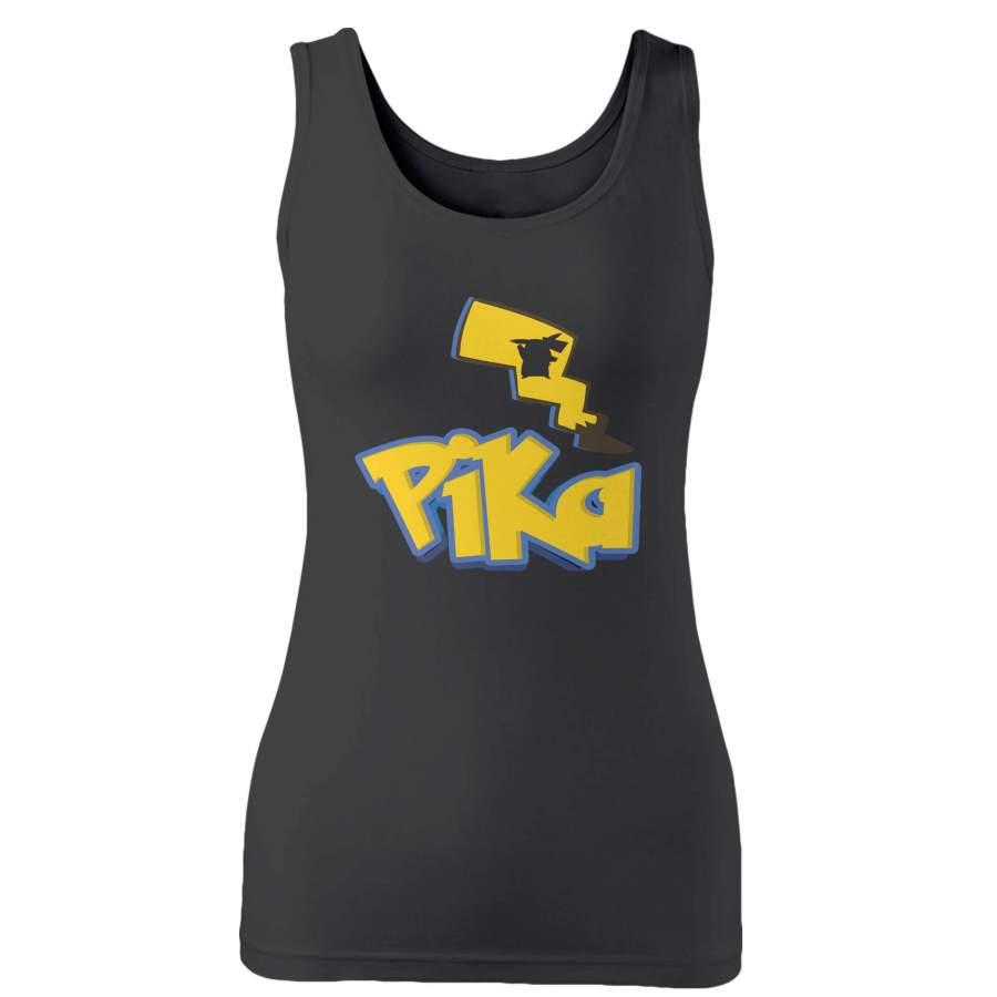 Pokemon Detective Pikachu Pika HWoman’s Tank Top