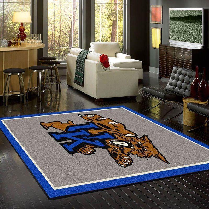 Kentucky Wildcats Area Rug, Football Floor Decor Rb7A8E7E6872