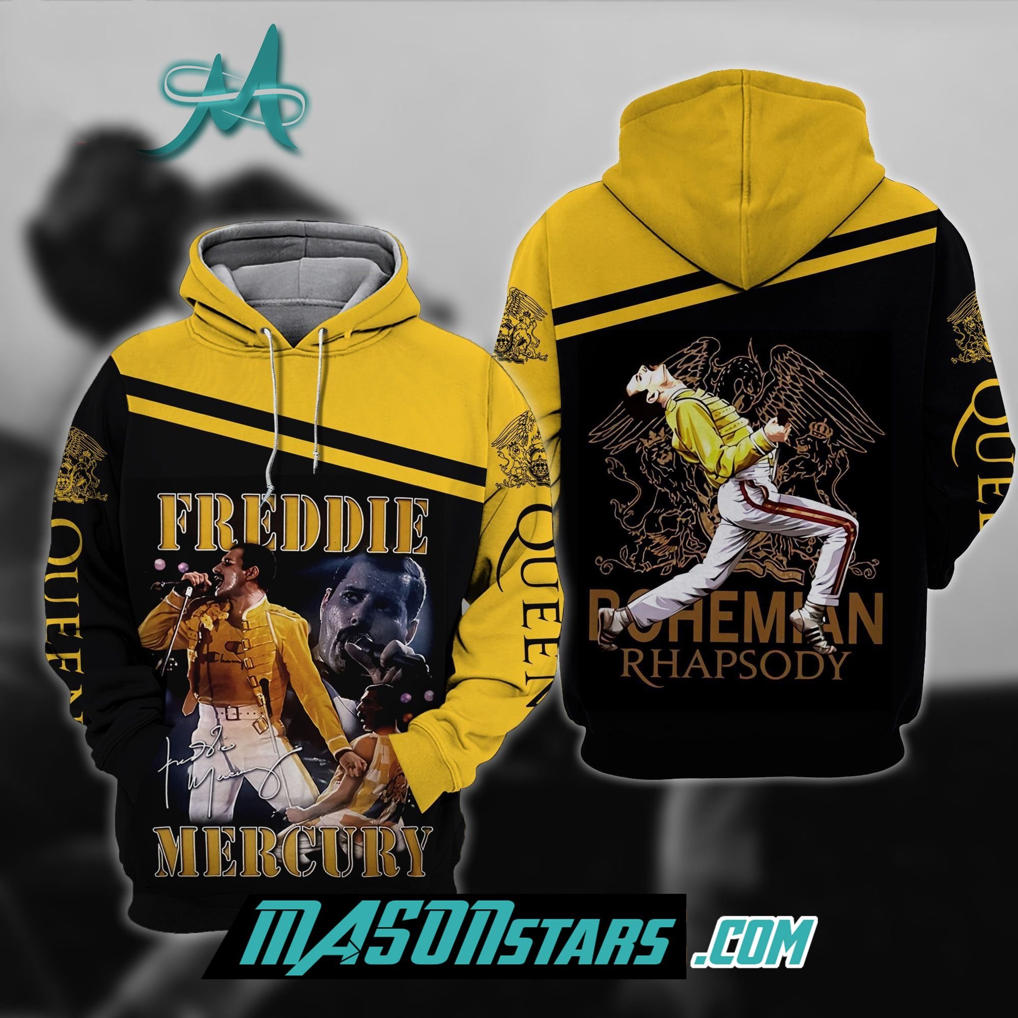 Freddie Mercury Singer Pullover Hoodie