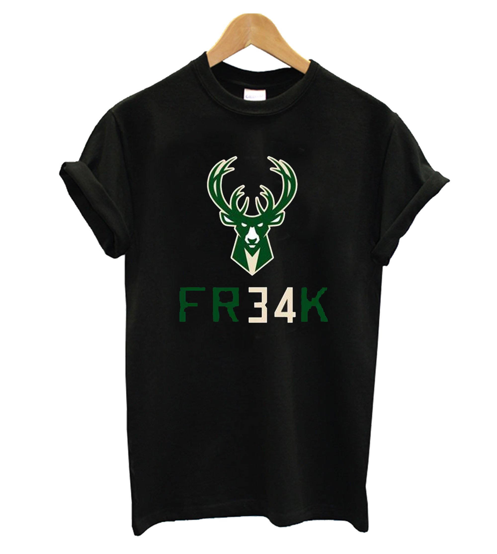 Giannis Antetokounmpo Milwaukee Bucks Freak 34 Inspired T Shirt Men’s T-Shirt Tee