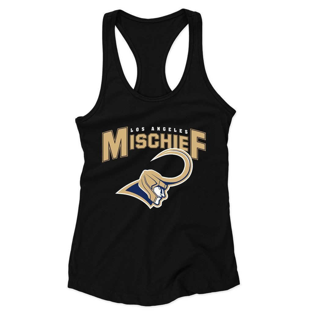 Los Angeles Mischief God Loki Woman’s Racerback Tank Top