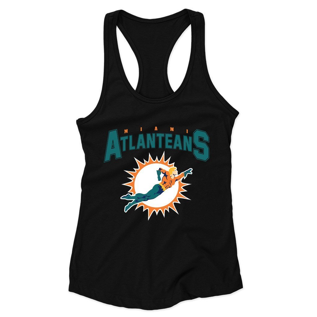 Miami Atlanteans Aquaman Woman’s Racerback Tank Top