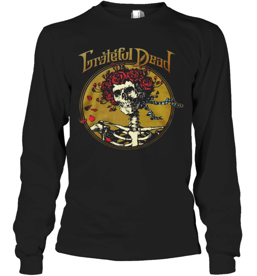 TornadoT grateful dead Mens Grateful Skull 70 Long Sleeve