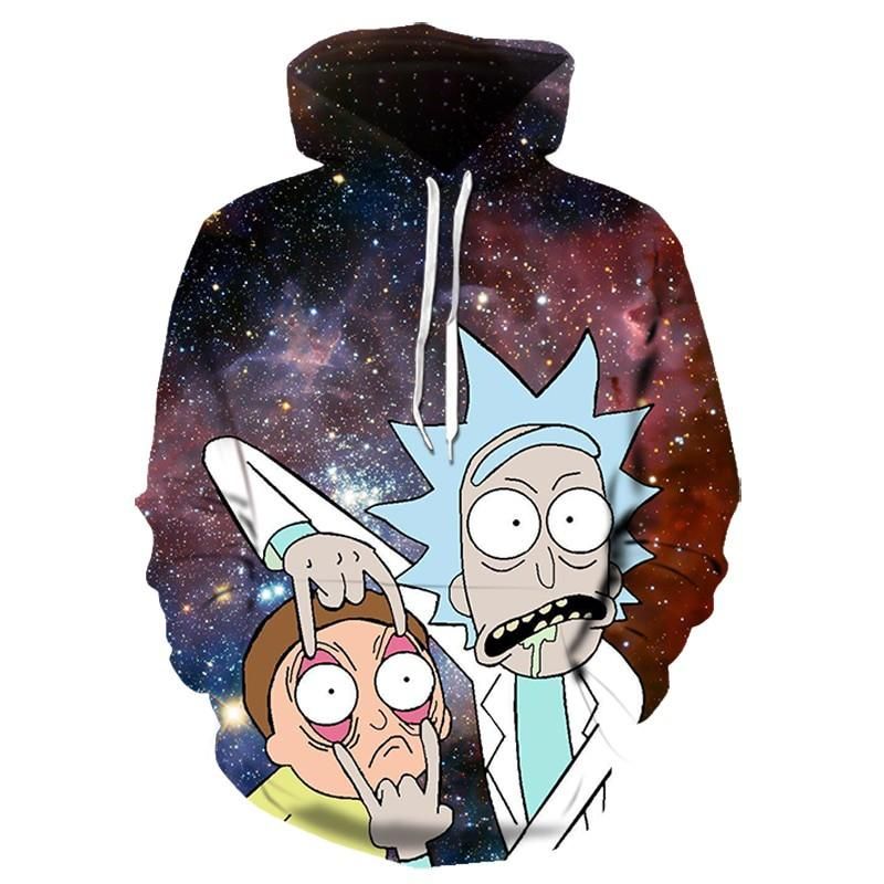 Buy Rick And Morty Pilot Hoodies 3D Printed Sweater