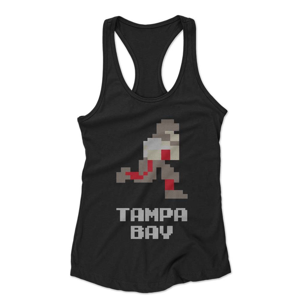 8 Bit Tampa Bay Buccaneers Football One Woman’s Racerback Tank Top