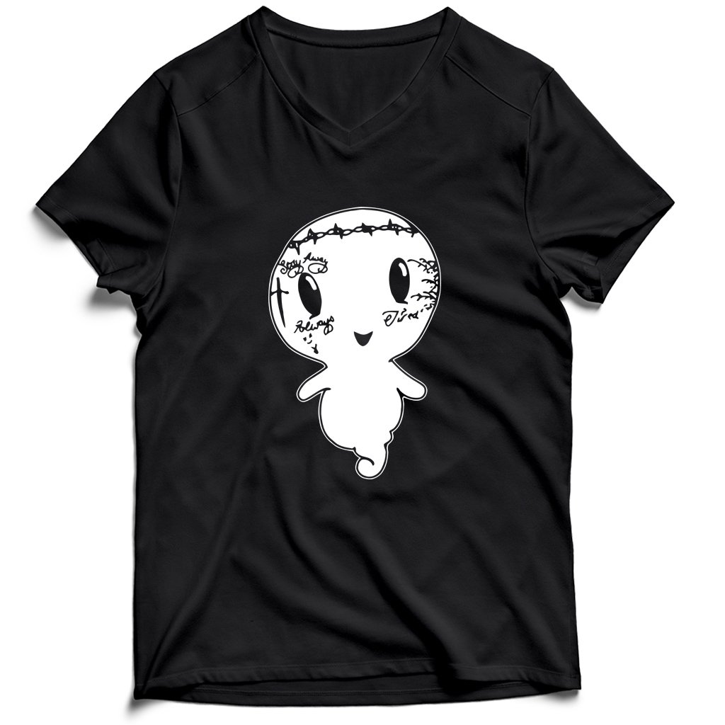 Ghost Malone Men’s V-Neck Tee T-Shirt