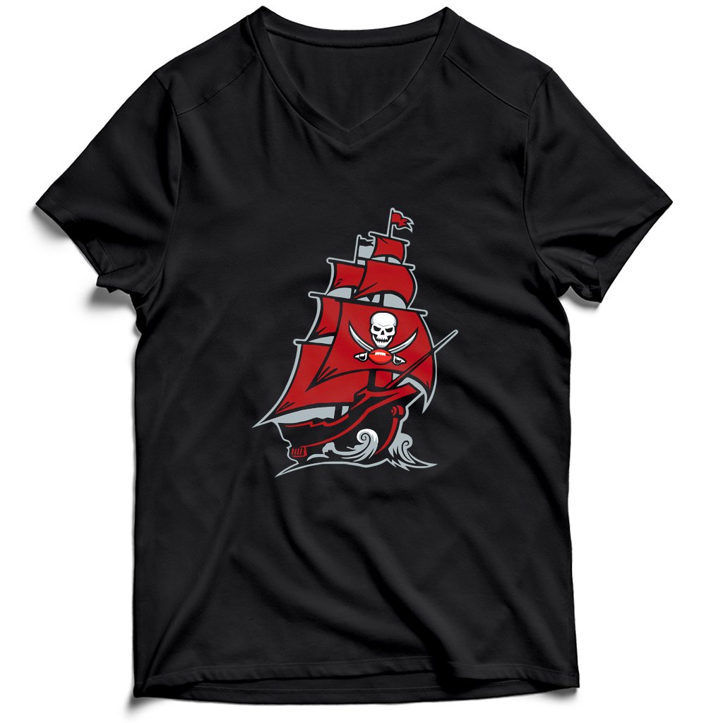 Buccaneers Tampa Bay New Men’s V-Neck Tee T-Shirt