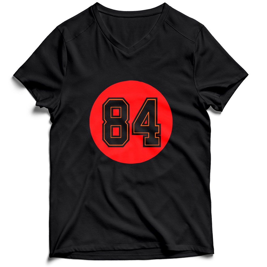 Cameron Brate Number 84 Tampa Bay Buccaneers Men’s V-Neck Tee T-Shirt