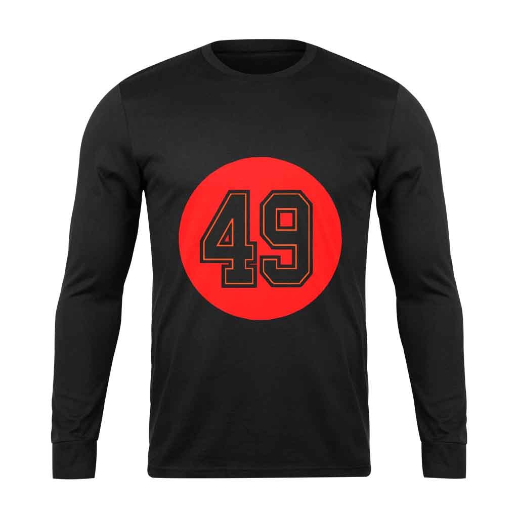 Cam Gill Number 49 Tampa Bay Buccaneers Long Sleeve T-Shirt